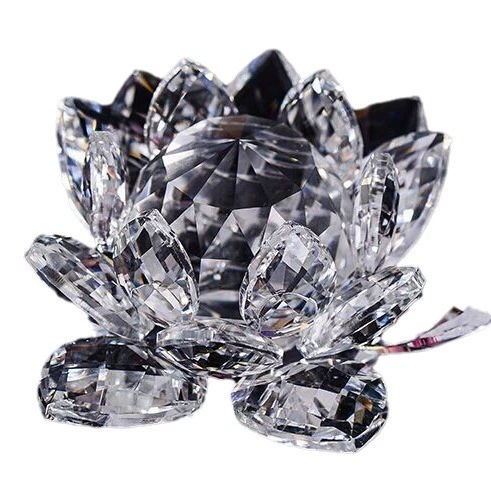 Х9 Crystal Lotus Kristal Автомобиль Swing Crystal Crafts Crafts Ceremony, оптовая проживание мебель декоративные украшения
