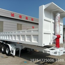 厂家生产砂石料后翻自卸运输半挂车9米后翻三轴罐式后翻高效重载