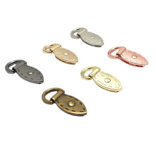 Luggage hardware leaf hanging buckle zinc alloy die-casting women's bag side buckle leaf hanging buckle color complete