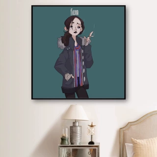 无耻之徒周边菲奥娜装饰画美剧海报卧室客厅床头挂画高级感轻奢潮