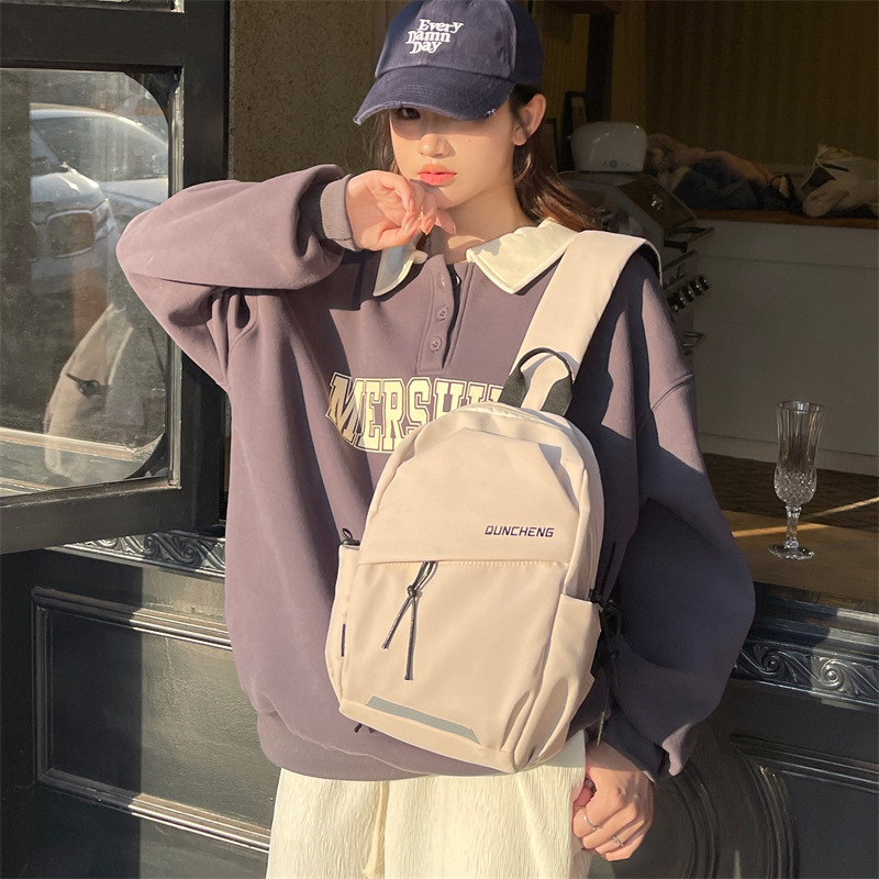 日本式シングルショルダーバッグ秋の新型中学生カバンファッション学院風リュックサックアウトドアスポーツショルダーバッグ