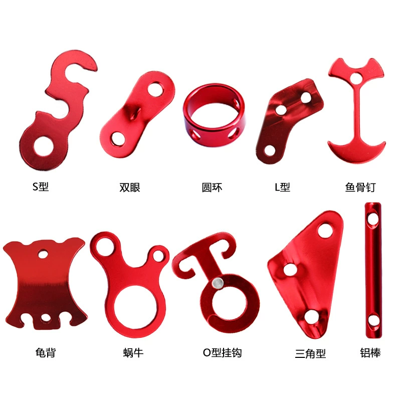 Наружная небесная палатка ветрозащитная пряжка набор из большого алюминиевого сплава