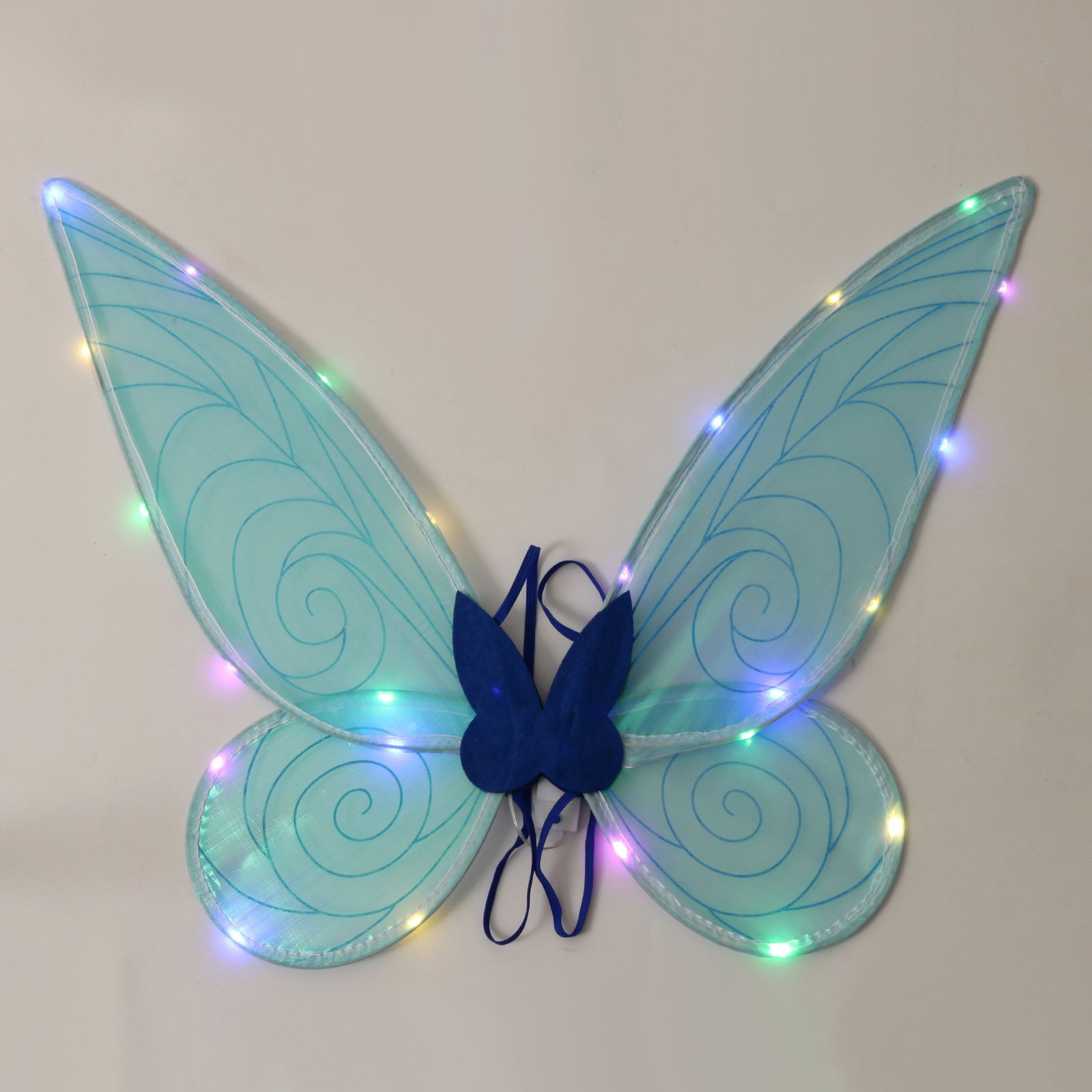 Amazon crossover niños adultos decoración con alas de luz Halloween adultos niños espalda con alas de luz intermitente