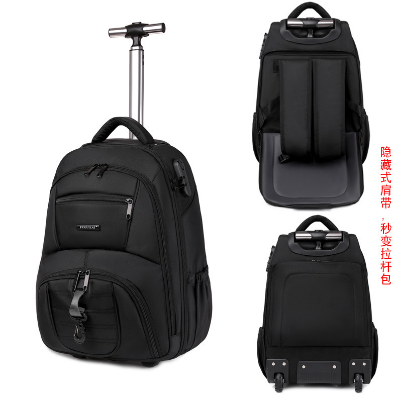 Wholesale 2026 New Product Double-Shoulder Trolley Backpack for Men and Women, Large Capacity Business Trolley Travel Carry-On Luggage, Dropshipping Available Wholesale 2026 New Product Double-Shoulder Trolley Backpack for Men and Women, Large Capacity Business Trolley Travel Carry-On Luggage, Dropshipping Available