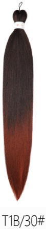 PVC fibra química de baja temperatura fluffy EZ trenza grande trenza fácil trenza image 15