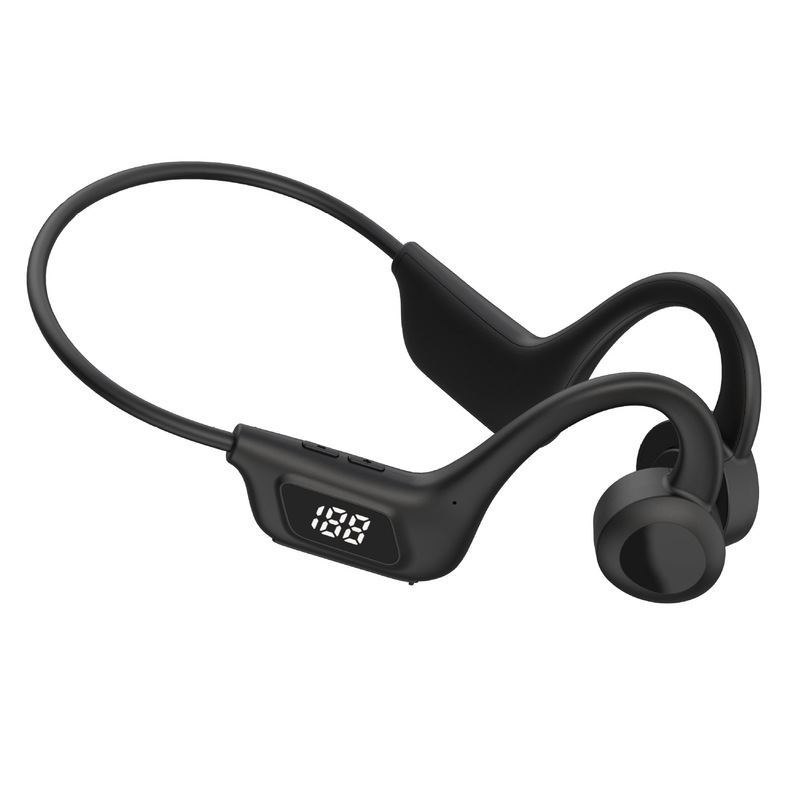 空気伝導bluetoothイヤホン無線運動メモリカードのランニング通話は耳に入らない|undefined