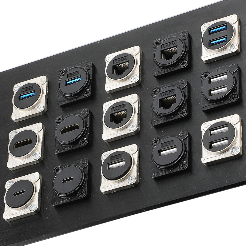 AVSSZ Modulo D Base de soldadura de tope 86 Panel Caja de información Caja de altavoces Socket de video Red Datos USB