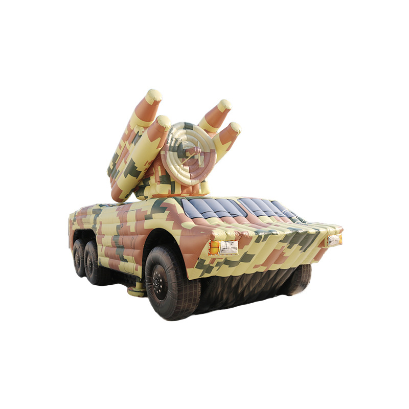 Objetivos militares inflables falsos objetivos de aire cerrado avión tanque radar coche Bandera roja serie de modelos de fabricación personalizada