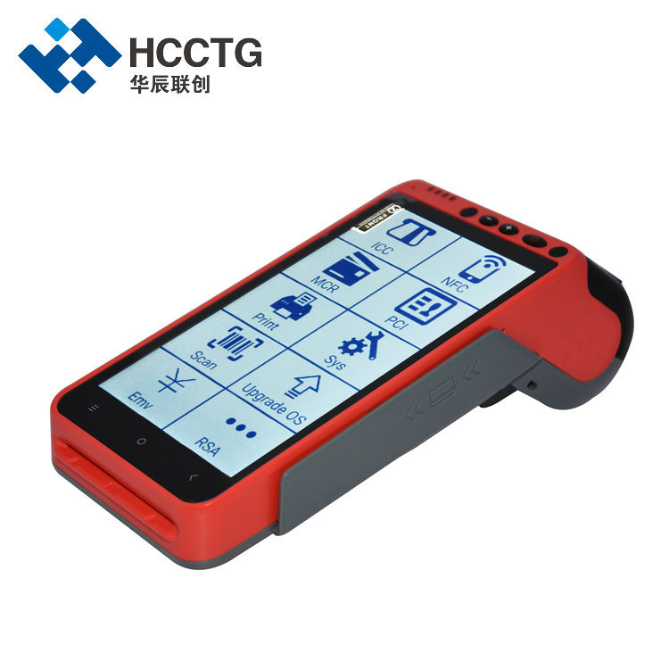 华辰Z100 4G国际版智能POS带开发包英文手持终端 读卡打印