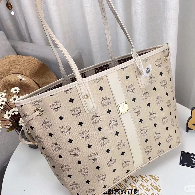 2025 New Model m Brand Mother-Daughter Tote Bag with Vintage Print, Large Capacity Shopping Bag, Handbag, Shoulder Bag, Commuter Bag for Women