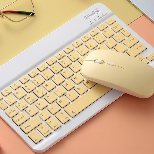 for ipad bluetooth keyboard mouse mobile phone tablet wireless back lit keyboard laptop portable charging