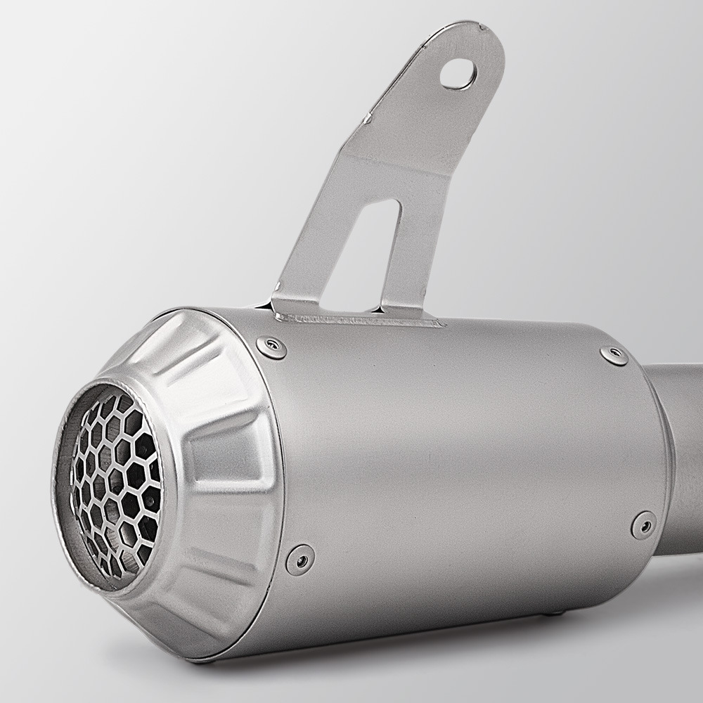 Suitable for Motorcycle Zx4Rr Zx4R Modified Integrated Mid-Tail Exhaust Pipe Muffler 2023-2025