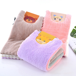 Coral fleece small square towel towel towel absorbent towel square face towel soft and comfortable factory wholesale