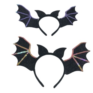 Halloween Bat Hair Band Hair Card Children's Performance Props Halloween Prom Costume Decoration Props Makeup Suit