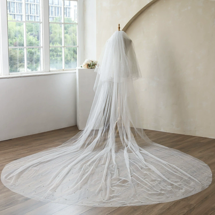 Двойная тонкая вспышка для ногтей из бисера Длинные большие буксировочные пряжи простые свадебные фото трансграничная Внешняя торговля оптом