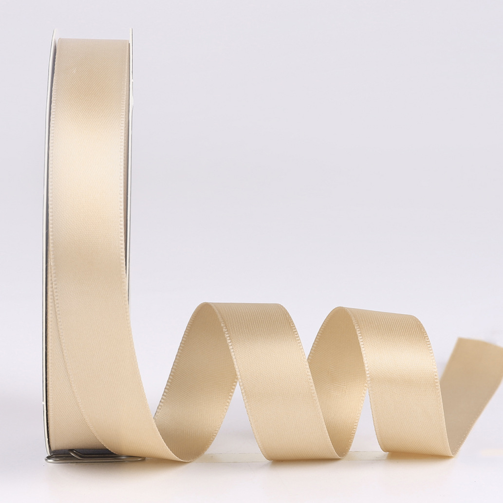 2,5 cm cinta de poliéster de doble cara al por mayor bolsa hecha a mano de bricolaje materiales de flores embalaje mate lavado bolsa de algodón cinta de la flor