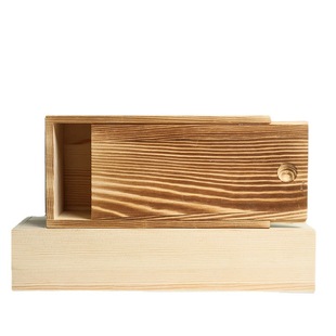 Solid wood pull cover wooden box creative small sundries storage box jewelry gift storage box tea packaging gift box