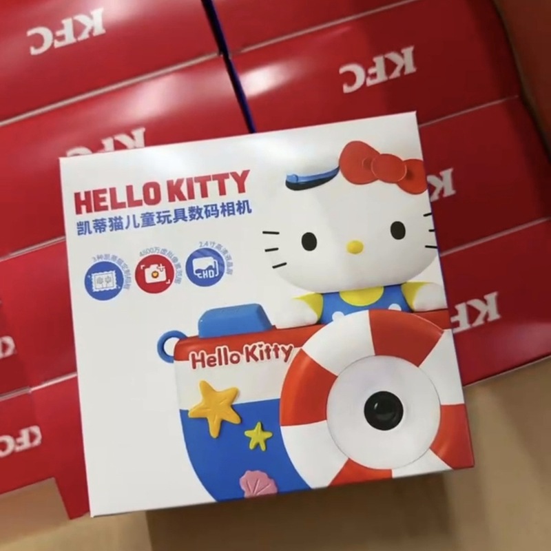 【在庫あり】KFC ジョイント ヘルキティ クリエイティブ かわいい 写真おもちゃ カメラ 友人へのギフトとして|undefined