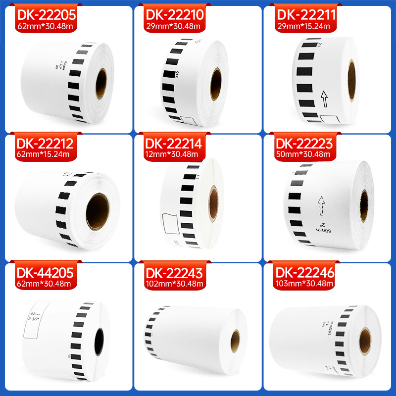 Código de barras hermano hermanos QL-800/810W/820NWB/700/720NW/570/1060/1110 DK