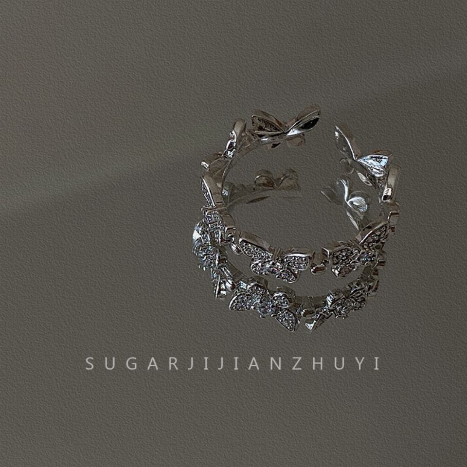 One size brand small design fashionable adjustable ring