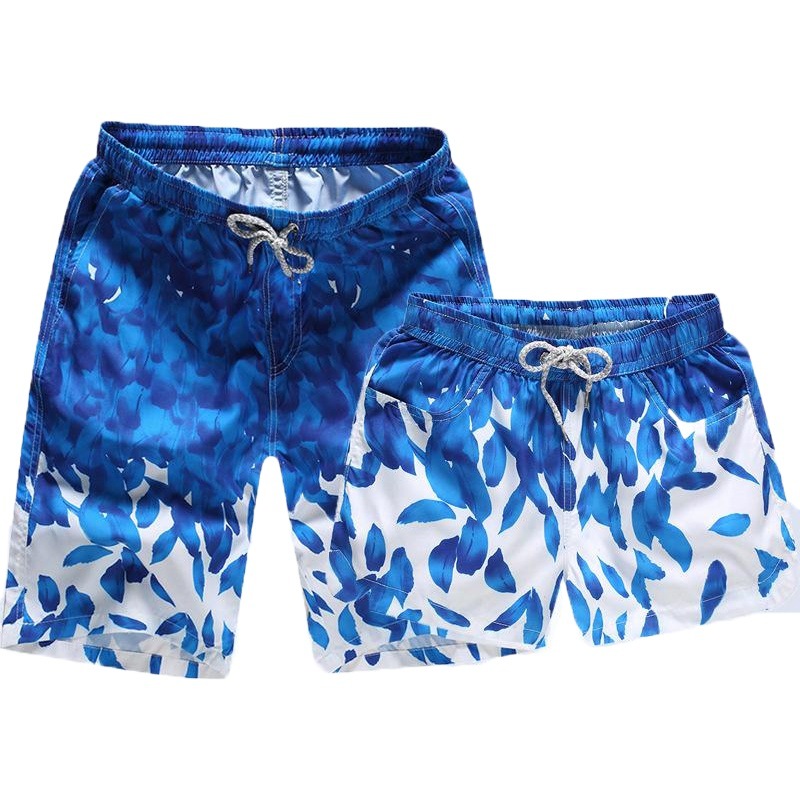 Men's Quick-Dry Beach Shorts Summer Five-Point Shorts Seaside Surf Shorts Casual Large Size Five-Point Shorts Beach Shorts Cross-Border