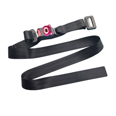 free of installation buckle anti-strapping belt Car seat belt - press-button-maternity-safety-belt-rose-red-bear