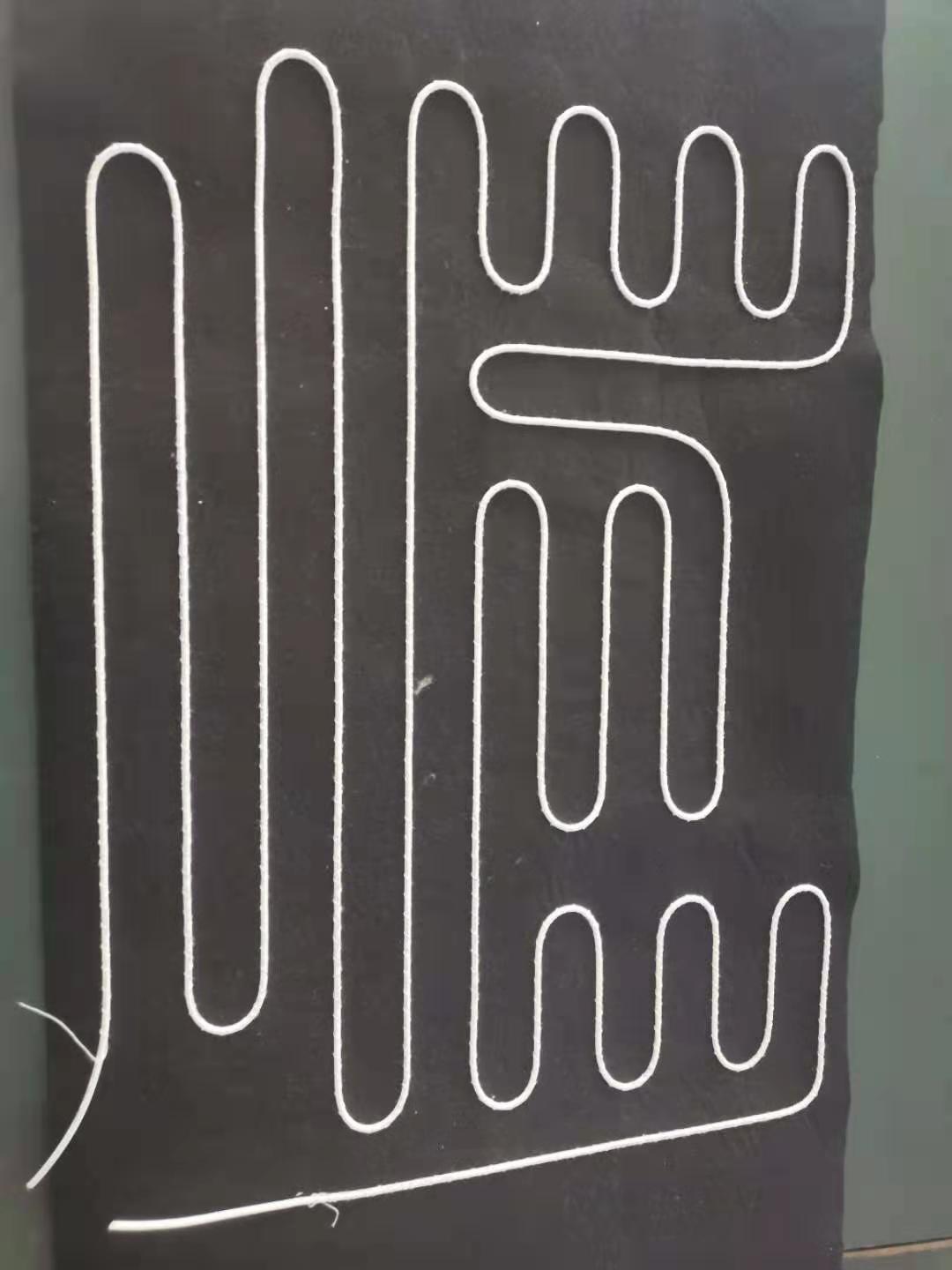 Fibra de carbono calor lámina mantas eléctricas calentadoras ropa caliente guantes calientes filamento caliente 5030 máquina de enrollar patrón de computadora máquina de coser