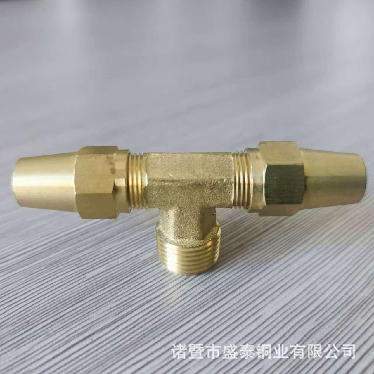 高质量气动工具气动接头 三通快拧黄铜T型快速接头