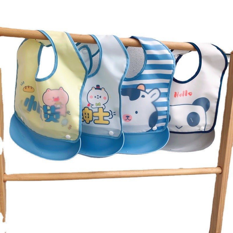 어린이용 실리콘 턱받이, 탈부착 가능한 식사용 턱받이, 아기 먹이기용 턱받이, 세탁 불필요, 내구성 있는 엄마와 아기용품, 이유식 식기