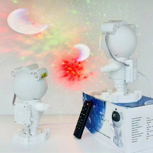 New Product Bluetooth Astronaut Star Projector Starry Sky Laser Projector Romantic Atmosphere Space Man Night Light