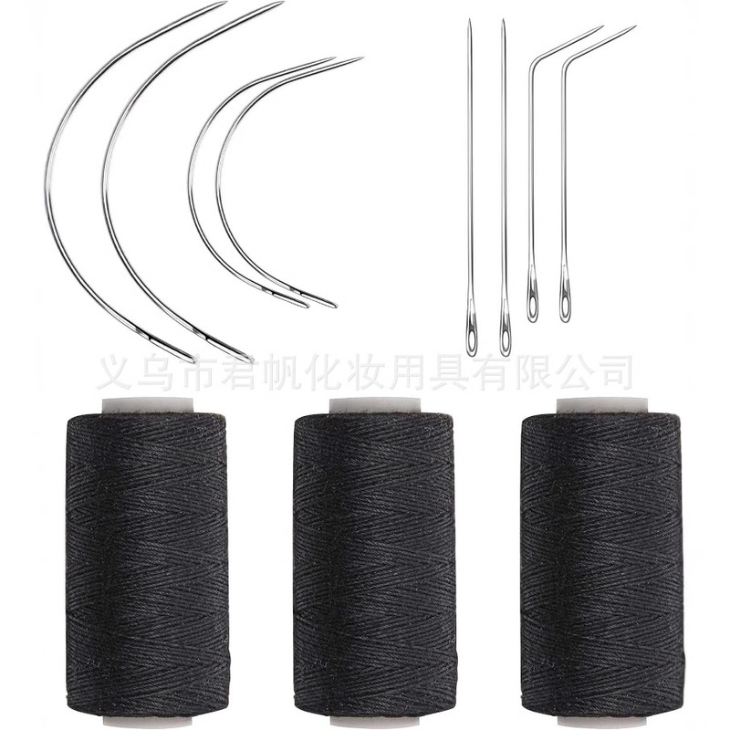 New wig head cover needle and thread suit wig tools sewing roll straight needle hair tool manufacturers wholesale