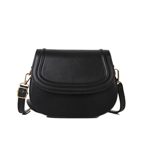 Korean style simple fashionable casual girl's one-shoulder armpit bag for women winter  new texture retro Hong Kong style small square bag