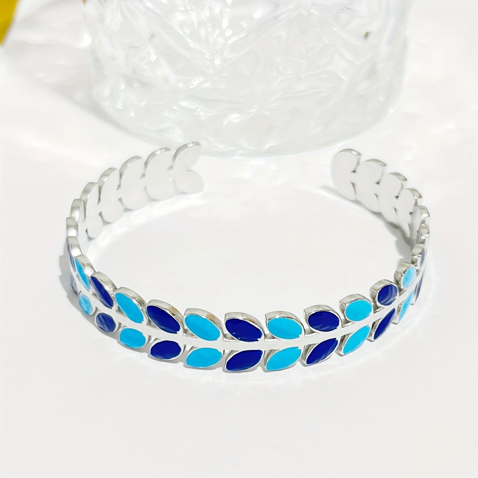 Pulsera de aceite de goteo de acero inoxidable clásico, joyería de todo fósforo para mujer, apertura de acero de titanio de alto valor, joyería no decolora al por mayor