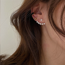 韩国东大门代购同款耳环女 超仙mini珍珠耳钉优雅气质百搭耳饰
