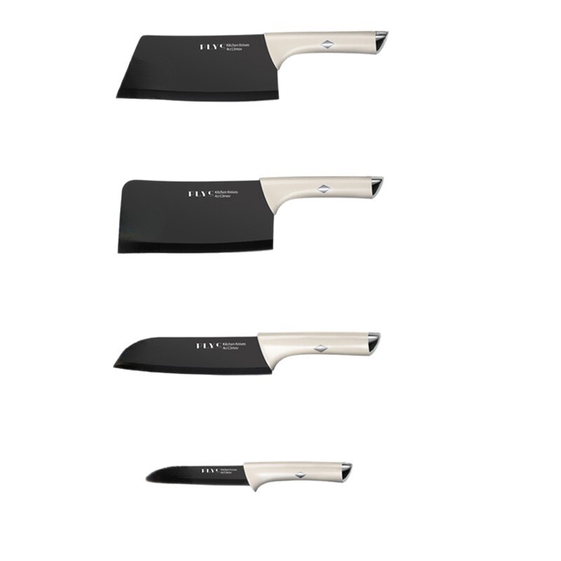 2 - en - 1 cuchillo de mesa de verduras anti-oxidable Kit de cocina de gaviota Kit de cuchillo de corte de verduras doméstico Kit completo