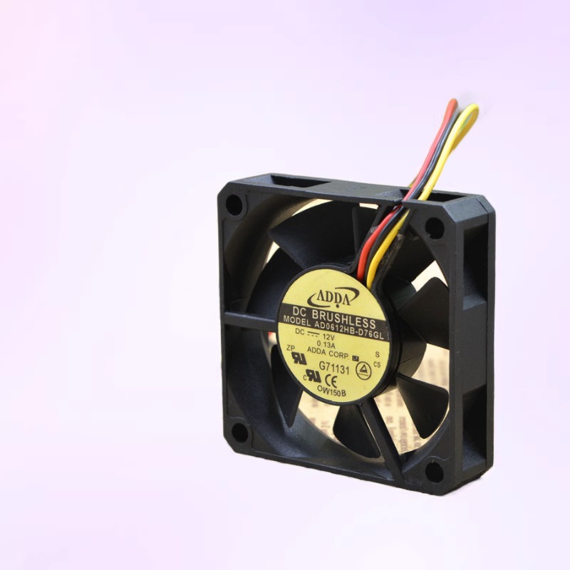 原装ADDA 6015 6CM  AD0612HB-D76GL 12V 0.13A滚珠 直流散热风扇