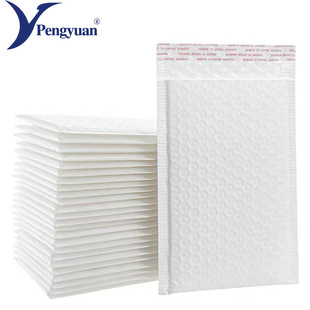 Pearl Film Bubble Envelope Bag White Composite Garment Express Packing Bag Waterproof Thickened Packing Bubble Bag Wholesale
