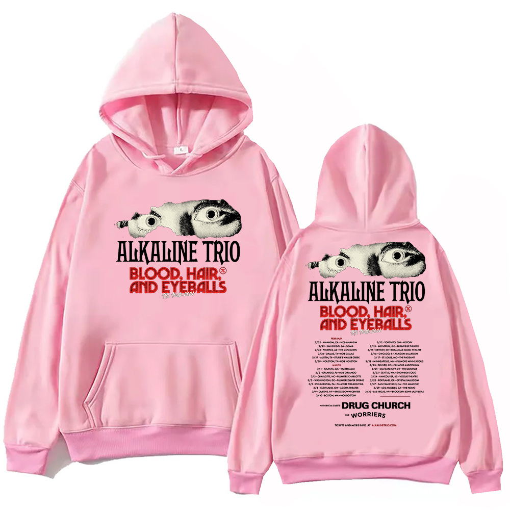 Alkaline Trio Tour 2024 Hoodie Unisex Harajuku Pullover Tops
