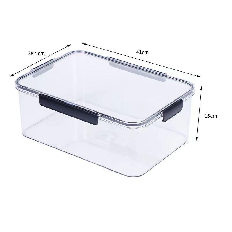 食品鮮度保持ボックスpet高透明冷蔵庫収納ボックス大容量キムチシール収納ボックス青果物収納ボックス|undefined