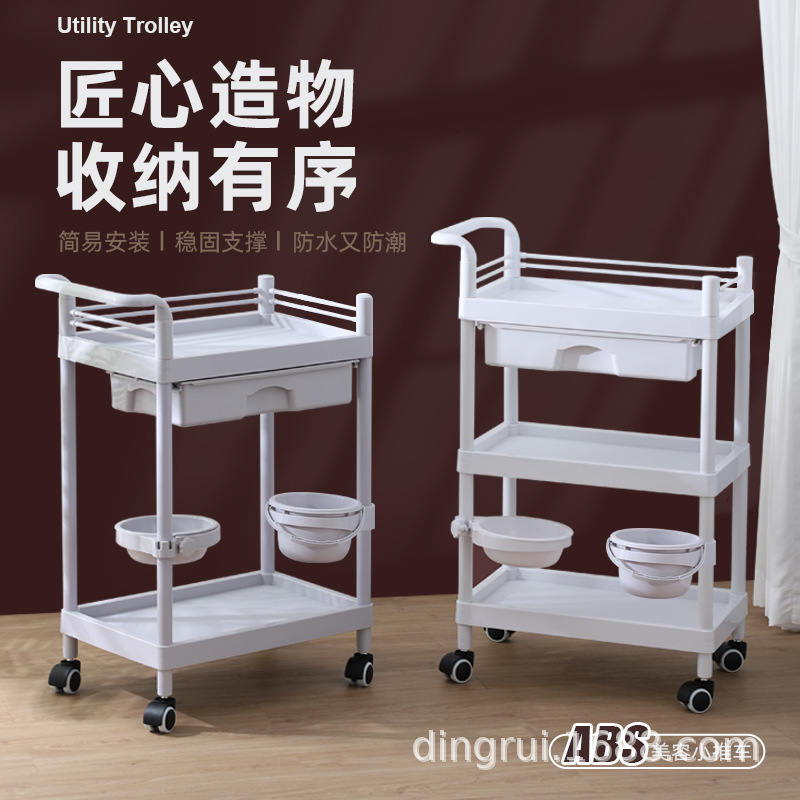美容车美容院专用手推工具车火罐车小气泡小推车置物架子医疗推车