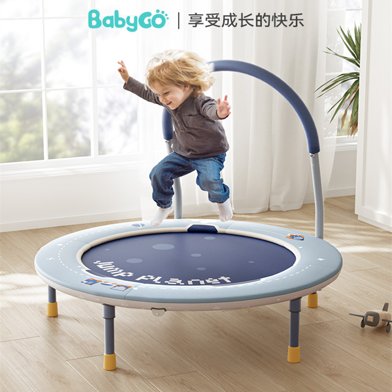 babygo trampoline home children's indoor family Bouncing bed foldable jumping bed adult children rubbing bed