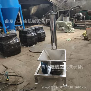 氢氧化钙倾斜式螺旋输送机 TGFF 水泥粉剂螺旋式提升机