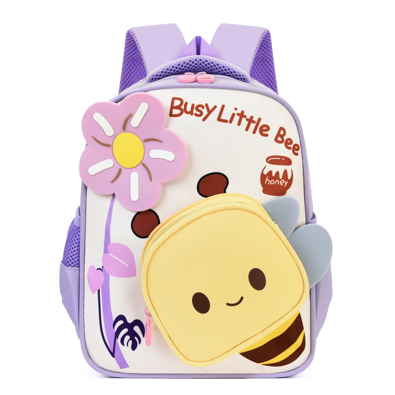 2026跨境新款幼儿园儿童书包3-6岁书包可爱卡通蜜蜂儿童双肩背包