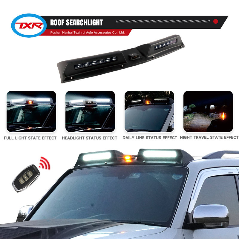 Kit Combinado de Protección Contra Arena y Grava para Mitsubishi, Apto para Mitsubishi Montero Pajero, con Luz de Techo