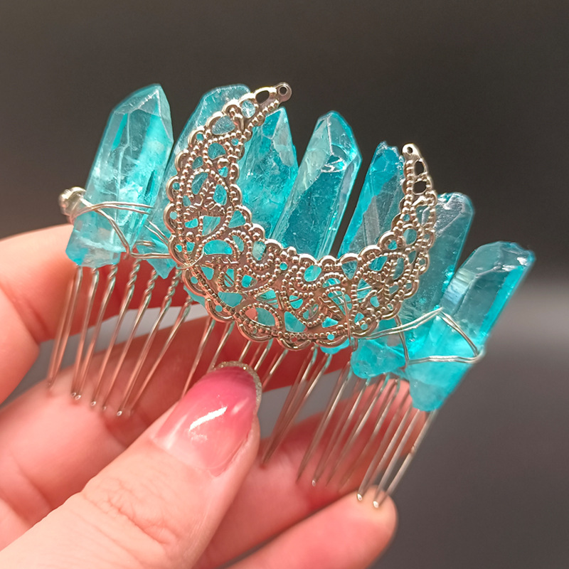 라이트 블루 큰 달