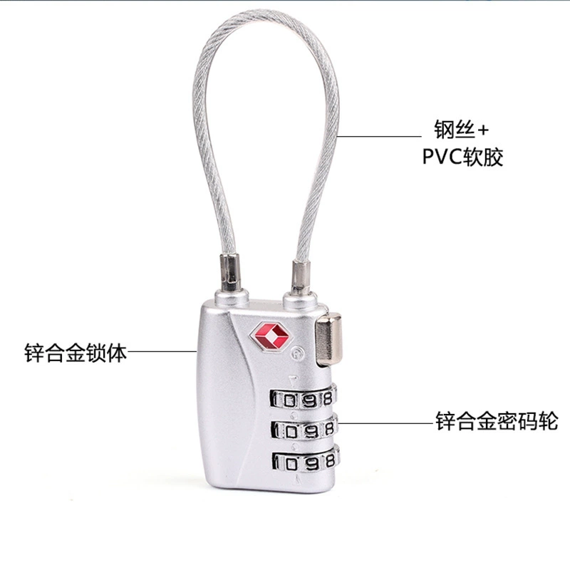 [Источник Фабрика] NBYT Overseas TSA Customs Стальной кодовый замок, Lock Box Bags, Шкаф-сумка H6303