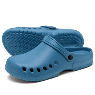 Operating Room Shoes Doctor Nurse Slippers Laboratory Men's and Women's Non-slip EVA Baotou Shoes Clean Room Work Shoes S061