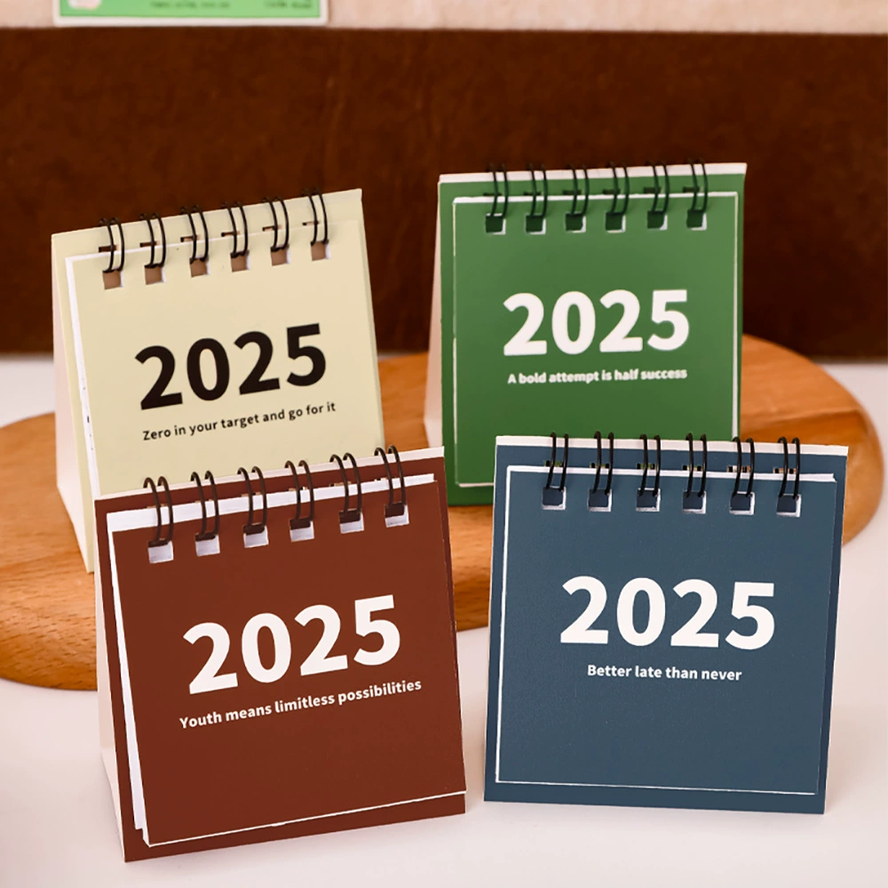 Механический настольный календарь, 2024 год, подарок на день рождения