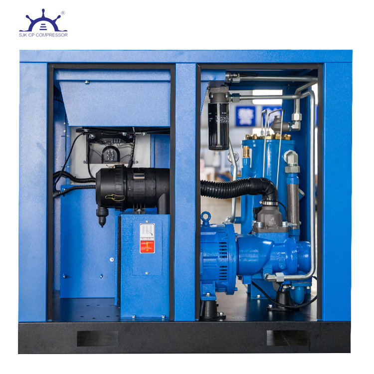 Three Ship Screw Air Compressor Compressor Permanent Magnet Variable Frequency Air Compressor Air Compressor Industrial Grade