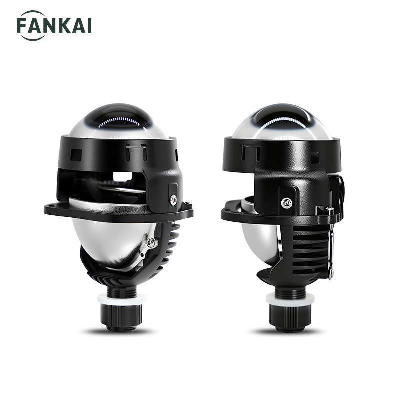 Faros LED de automóviles 2,5 pulgadas 12V sin pérdidas lente de doble luz corta 45W de alta potencia modificada en un solo H4H7